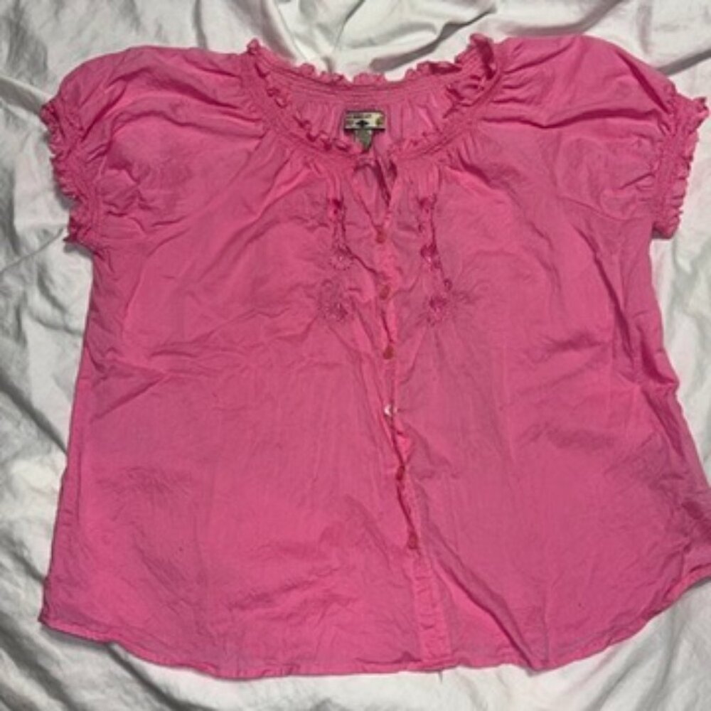 5/$10🌟 | Caribbean Joe Embroidered Blouse